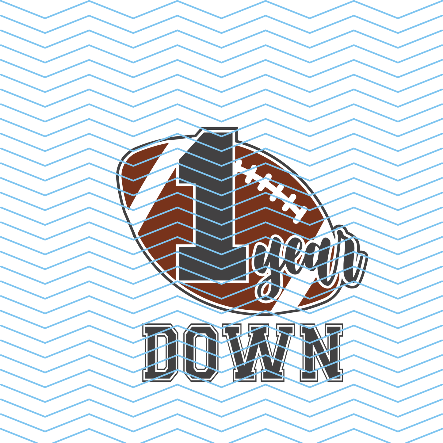 1st year down DTF Print