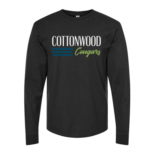Cougars Black ADULT long sleeve