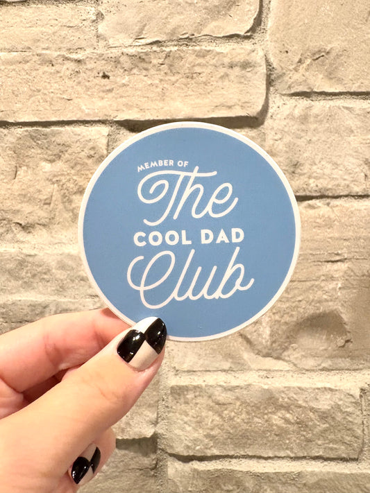 Cool Dad Club Sticker