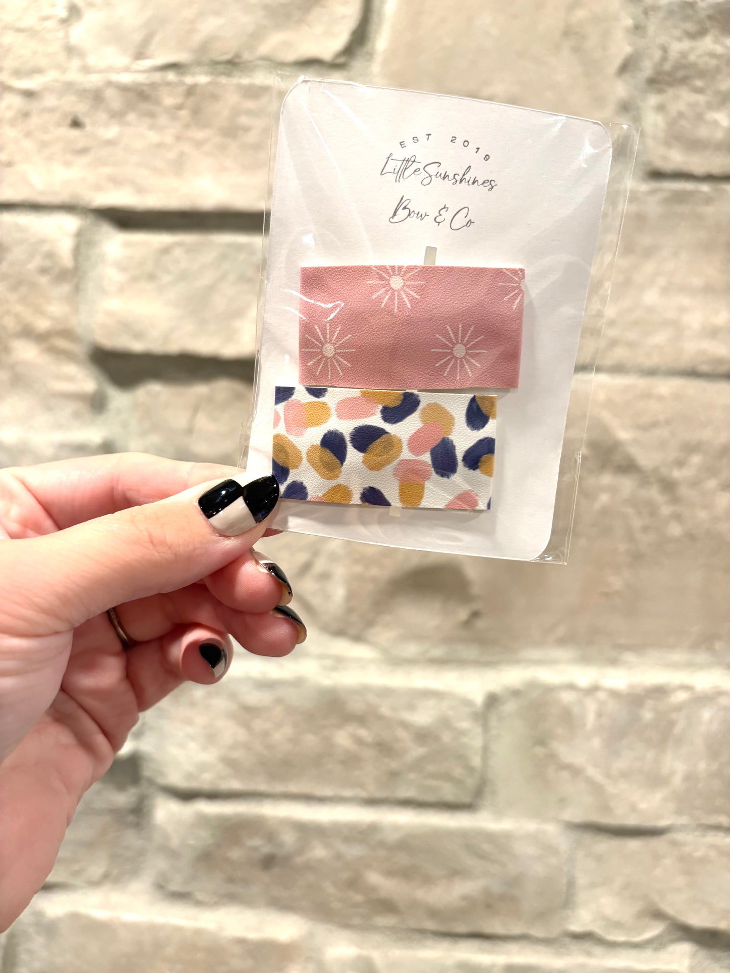 Color Blob Hair Clip Pack