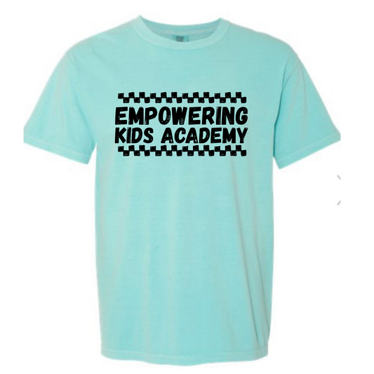 Black Checkered EKA Comfort Color Chill Tee