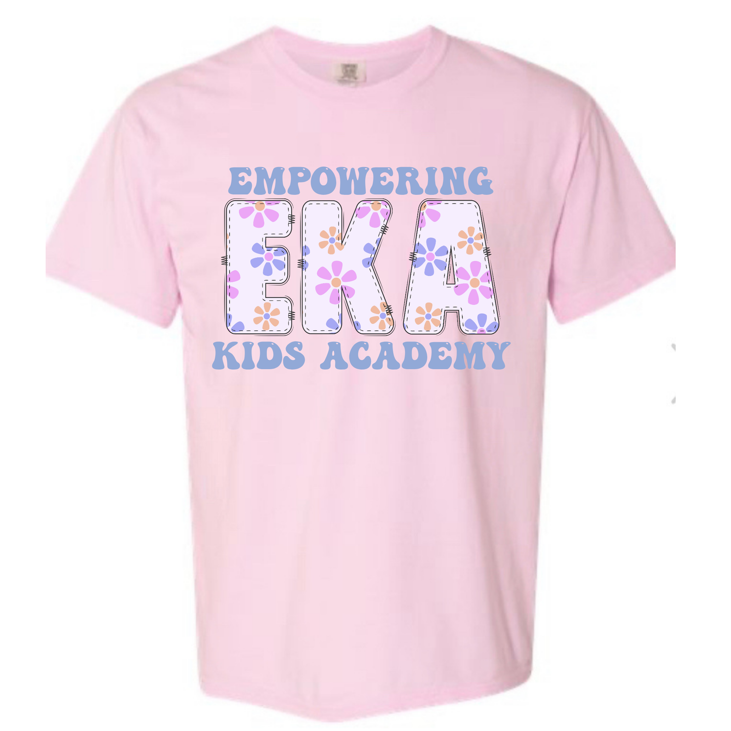 Floral Comfort Color Pink Tee