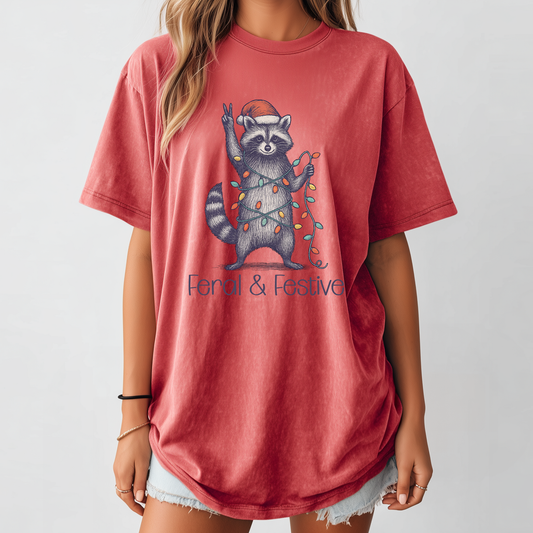 Feral and Festive Tee