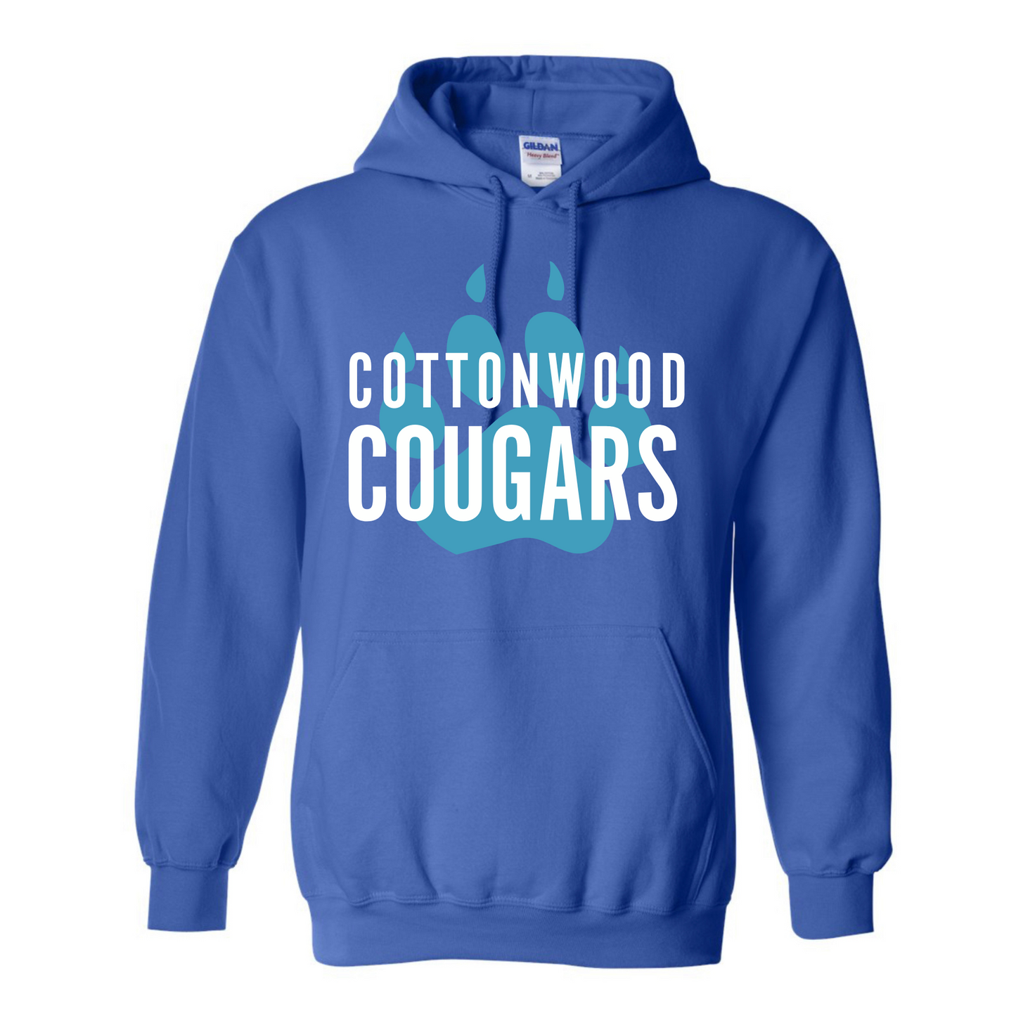 Pawprint Royal YOUTH hoodie