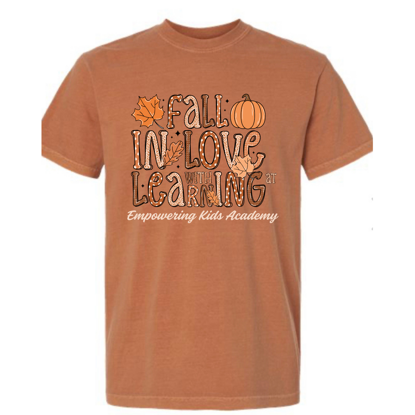 Fall In Love with Learning Comfort Color Yam Tee