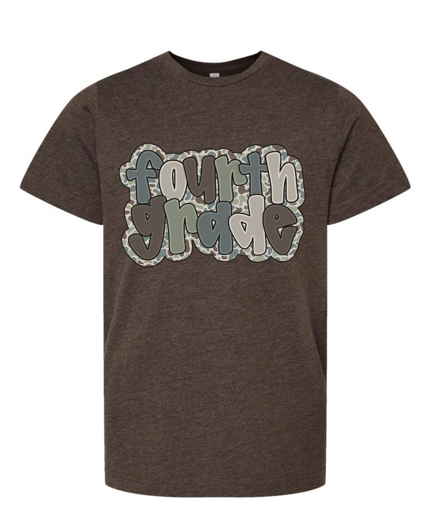 Prek-5th Grade Camo Brown Tee