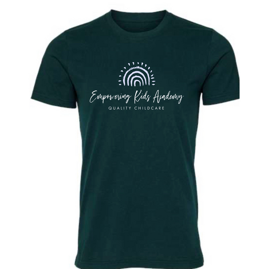 EKA logo Bella Canvas Emerald Tee