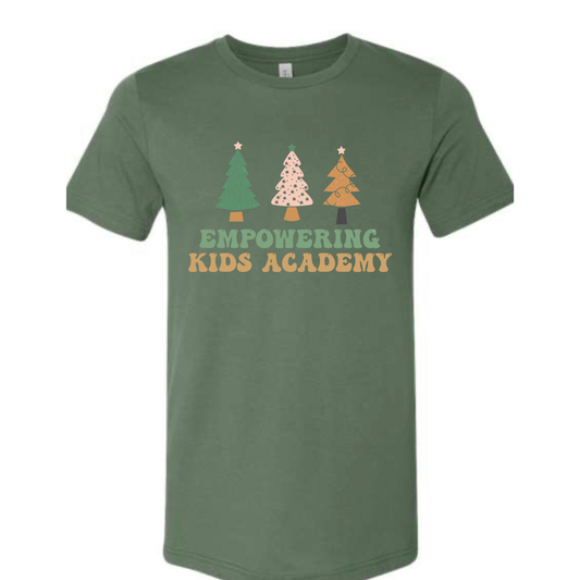 Christmas Trees Green Tee