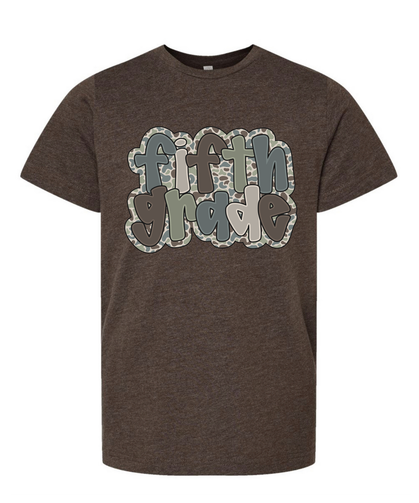 Prek-5th Grade Camo Brown Tee