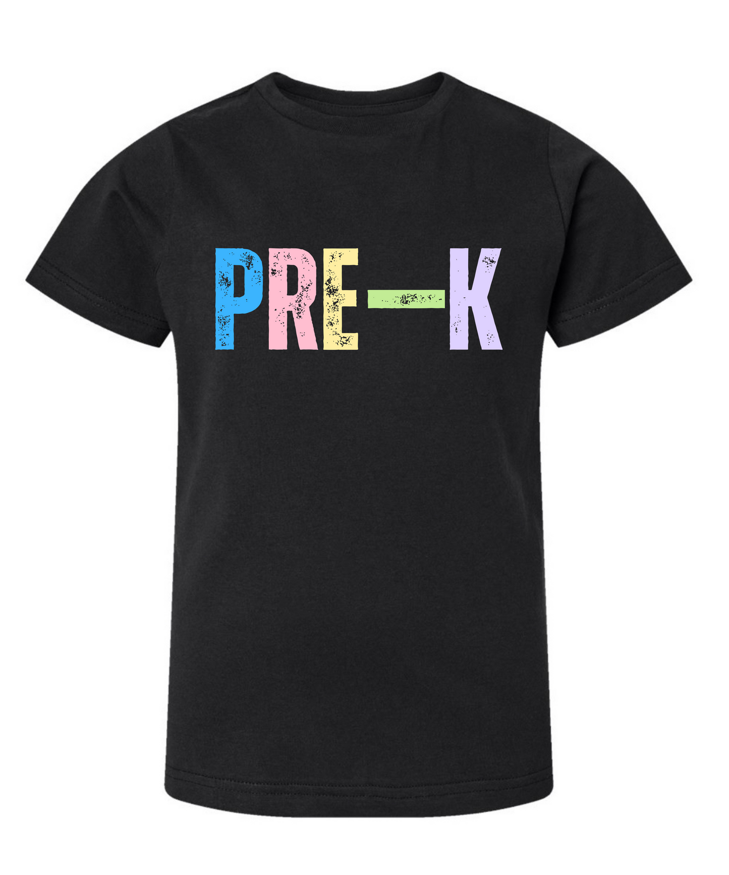 Prek-4th Grade Neon letters Tee