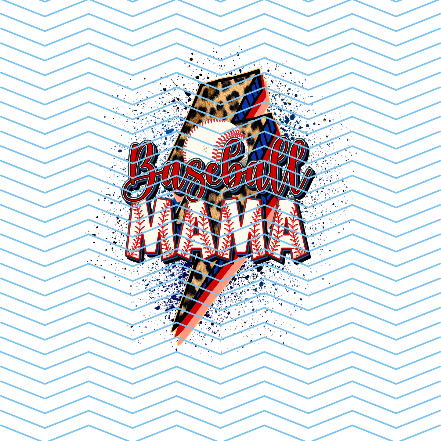 Baseball Mama DTF Print