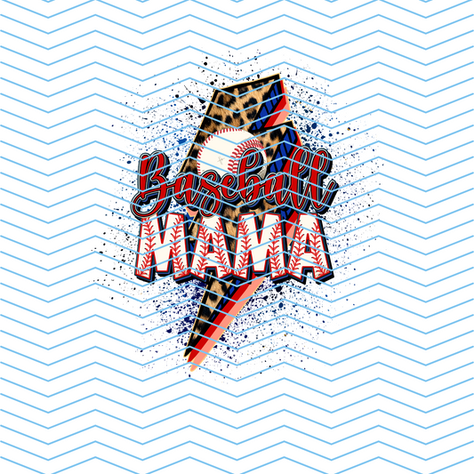 Baseball Mama DTF Print