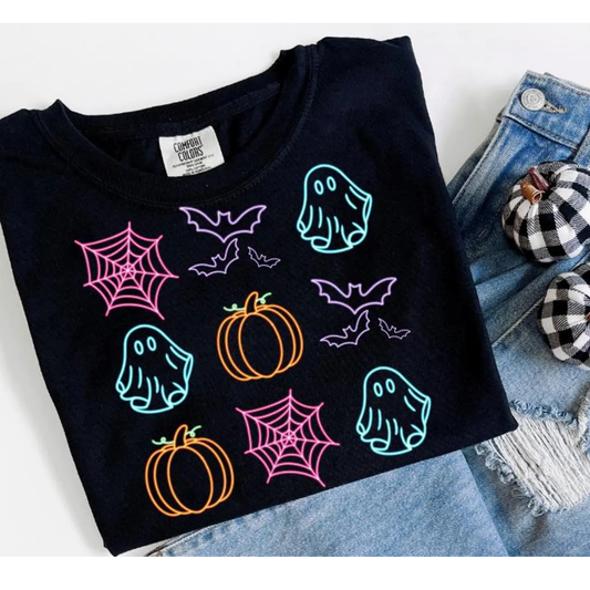 Neon Halloween Tee