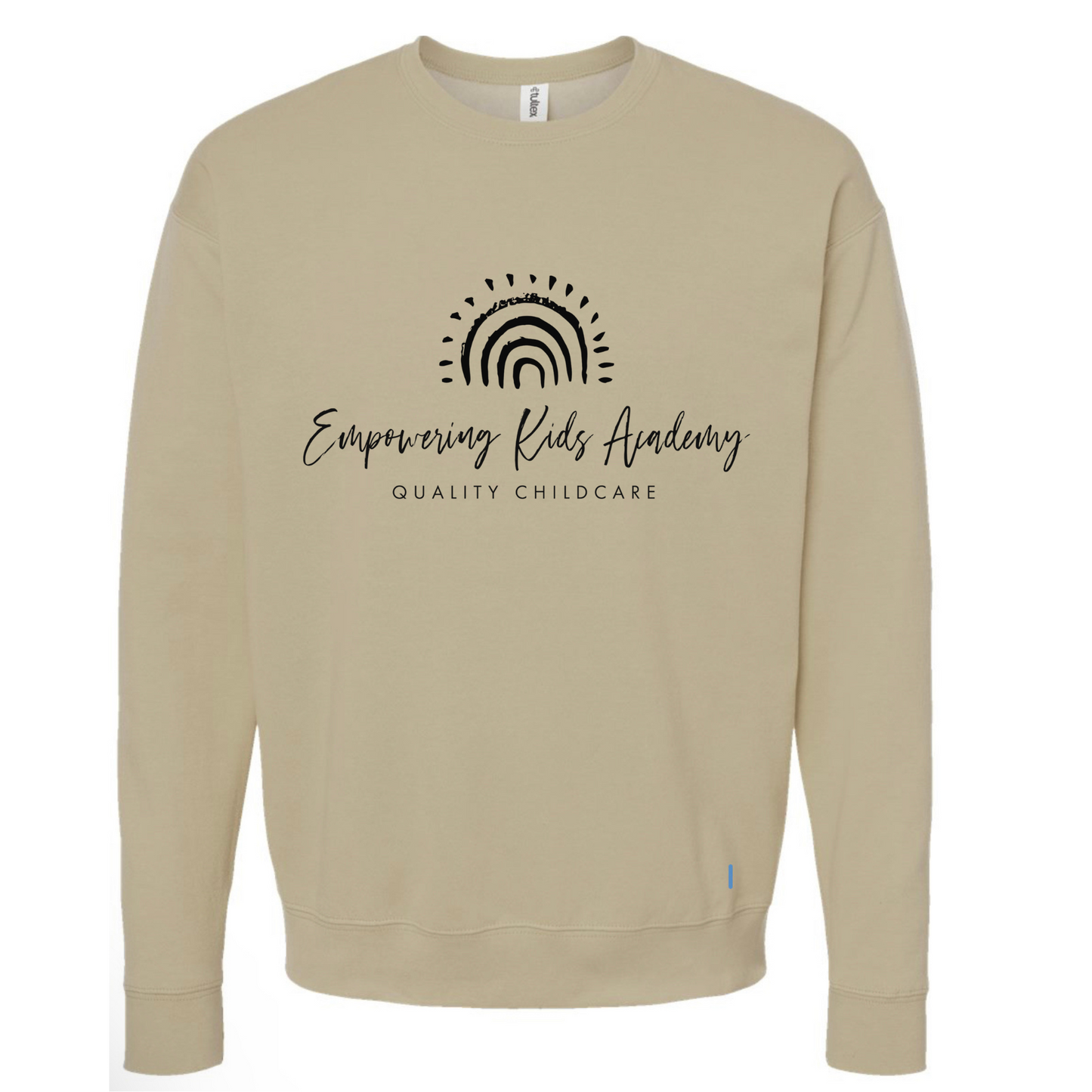 EKA logo Tan Crewneck Sweatshirt
