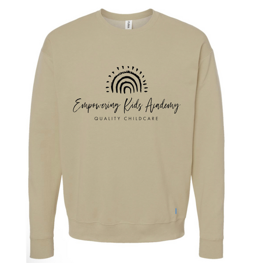 EKA logo Tan Crewneck Sweatshirt