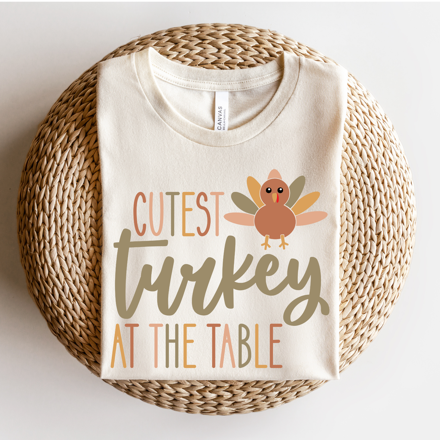 Cutest Turkey at the table Tee