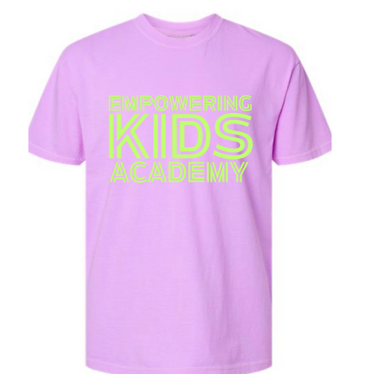 EKA Block Comfort Color Neon Violet Tee