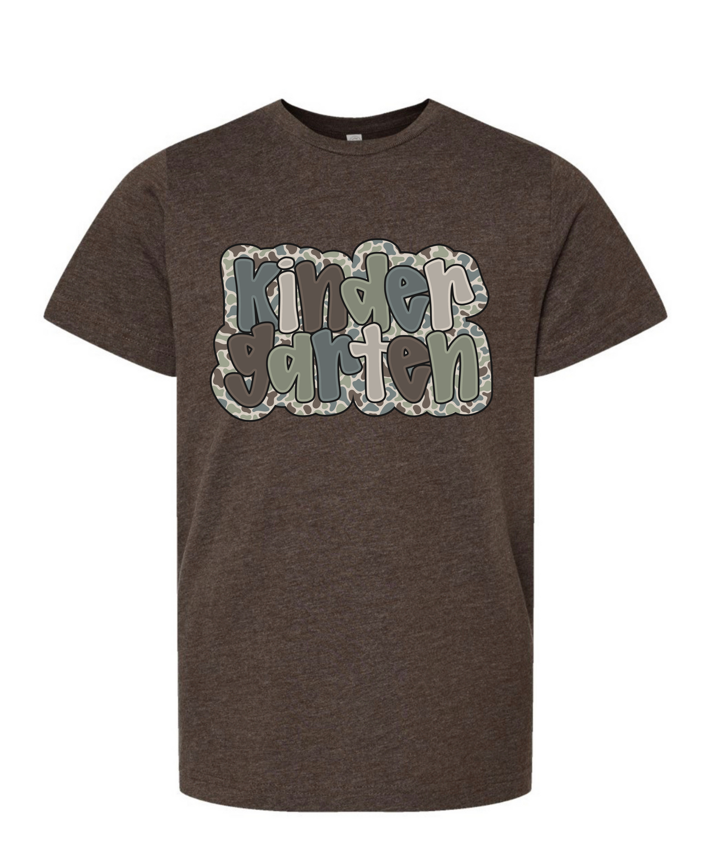 Prek-5th Grade Camo Brown Tee