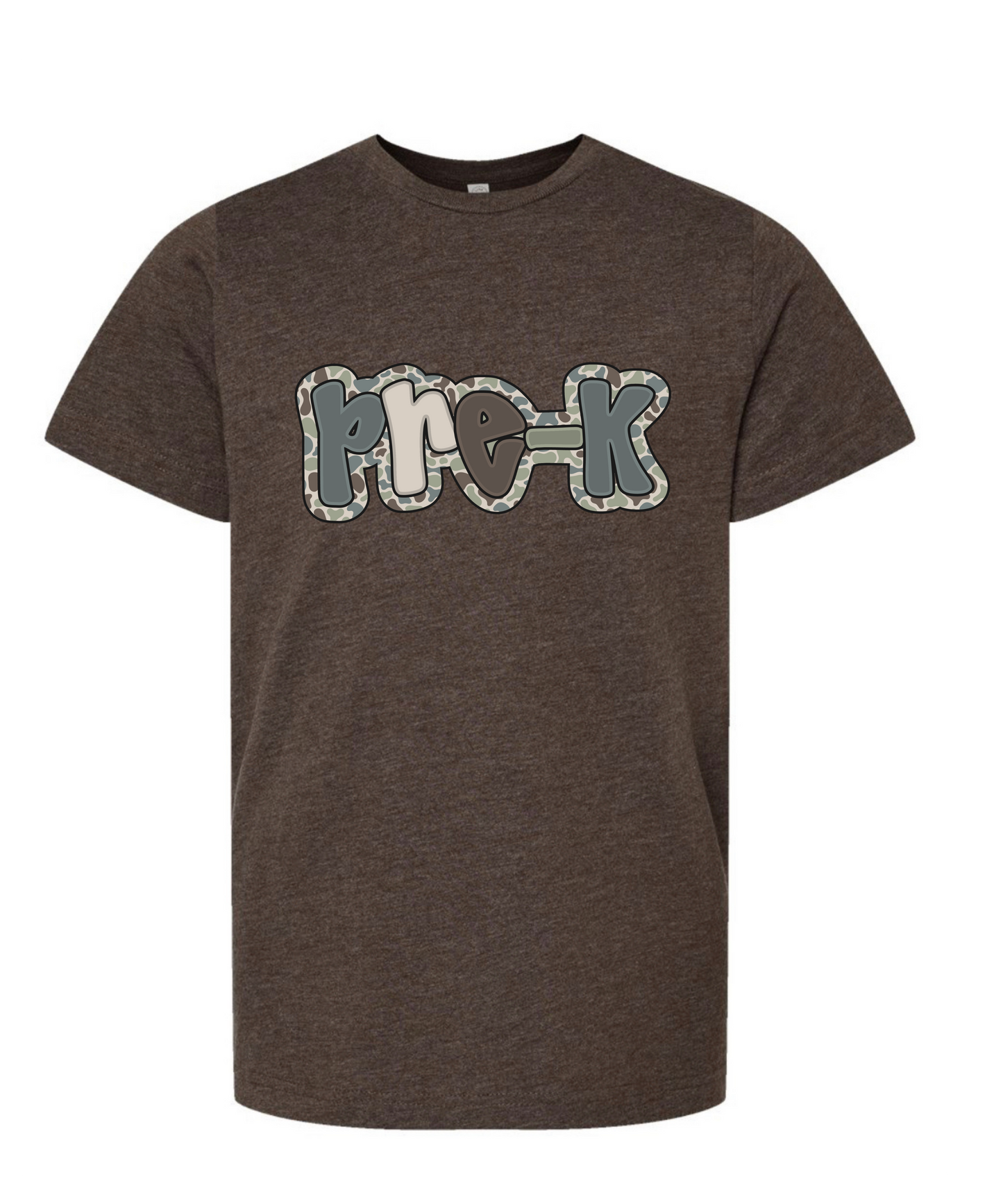 Prek-5th Grade Camo Brown Tee