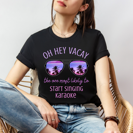 Vacay Karaoke Tee