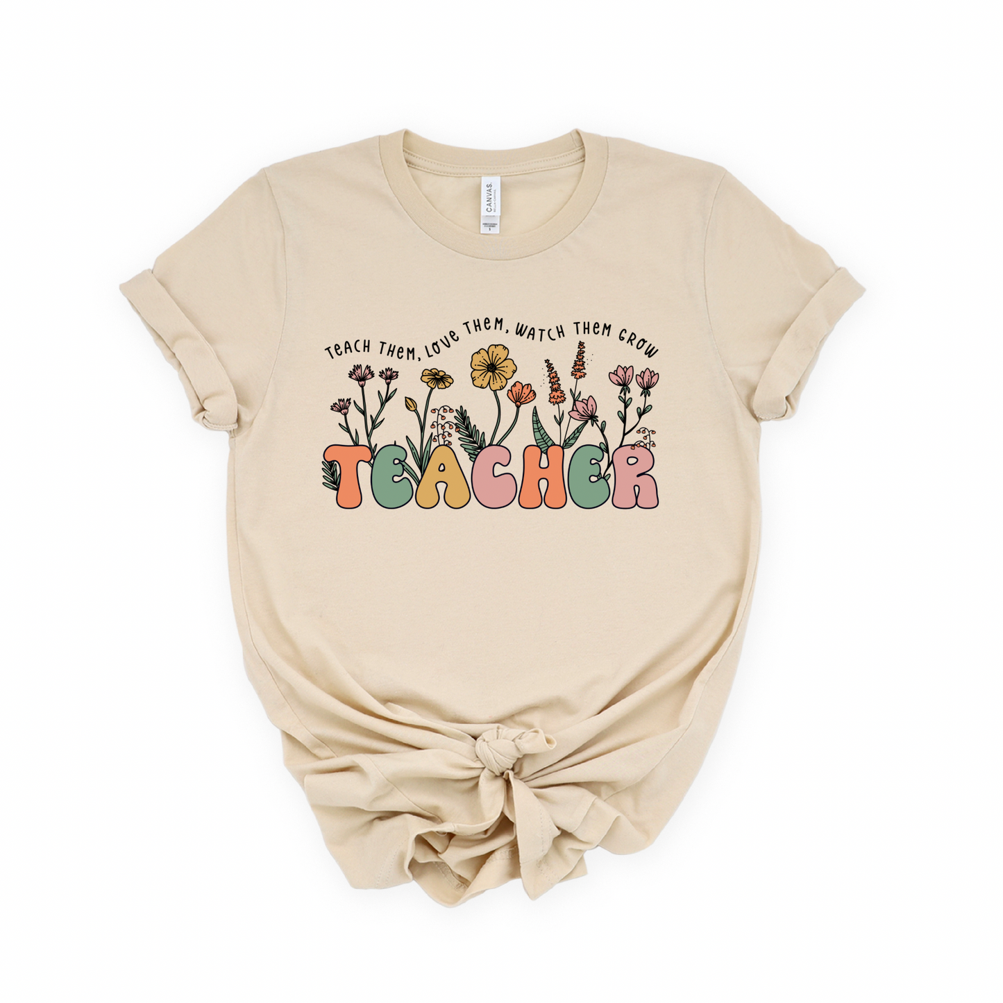 Teacher Flowers Tee