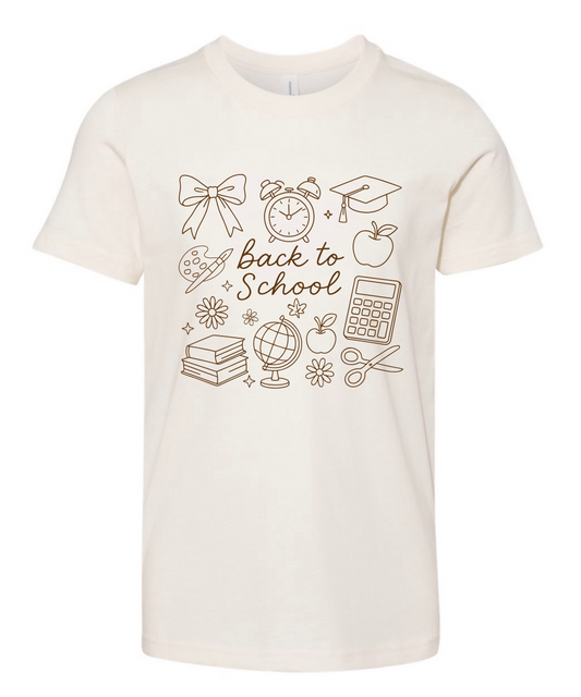 Back to school Natural Tee