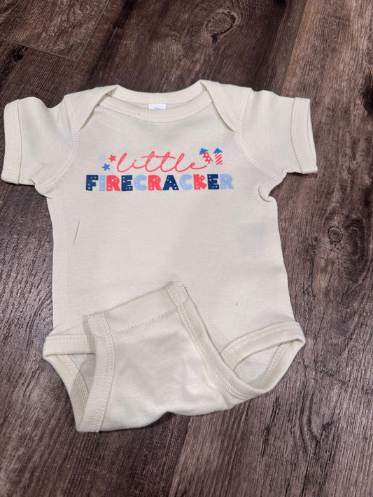 Newborn Little Firecracker Onesie