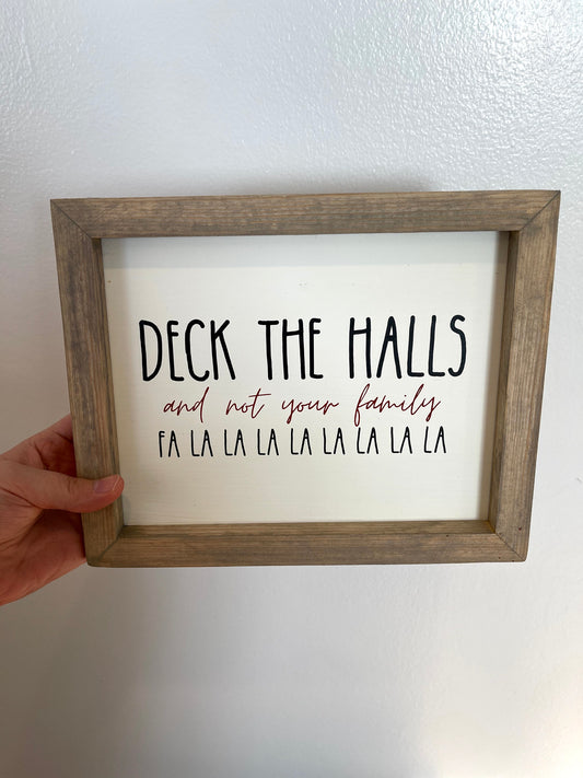 Deck the halls Sign