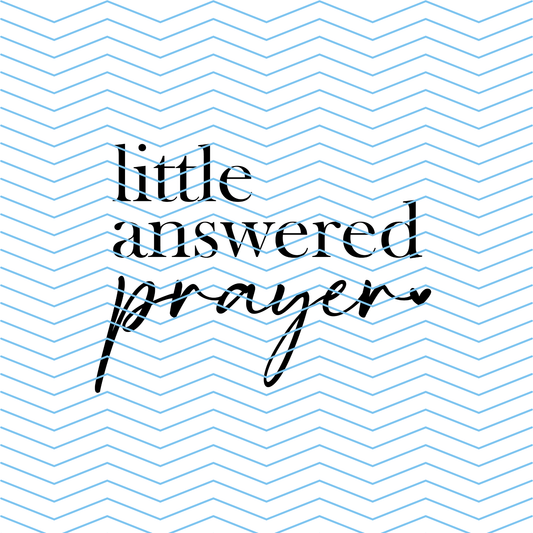 Little answered prayer DTF Print