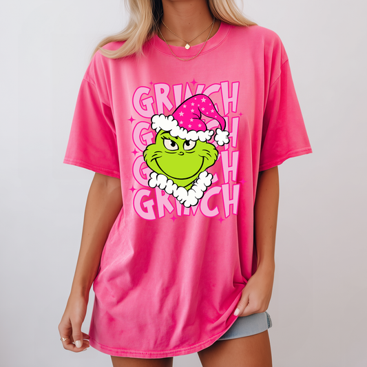 Hot Pink Grinch Tee