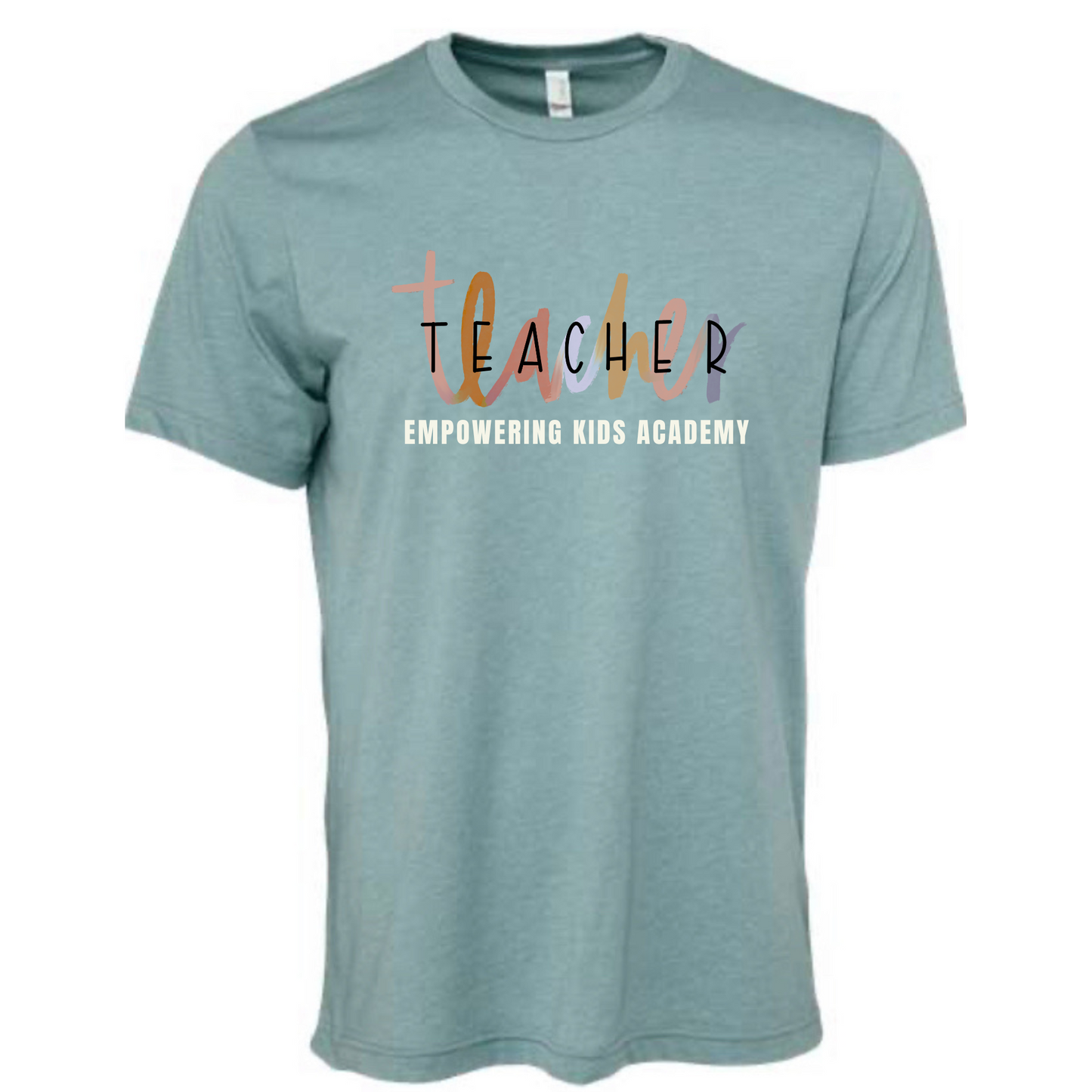 Watercolor teacher Bella Canvas Blue Tee