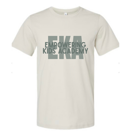 EKA 2 line Bella Canvas Ivory Tee