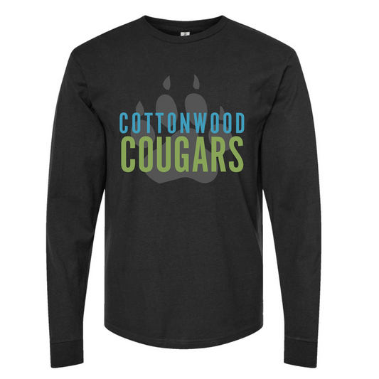 Pawprint Black YOUTH sweatshirt