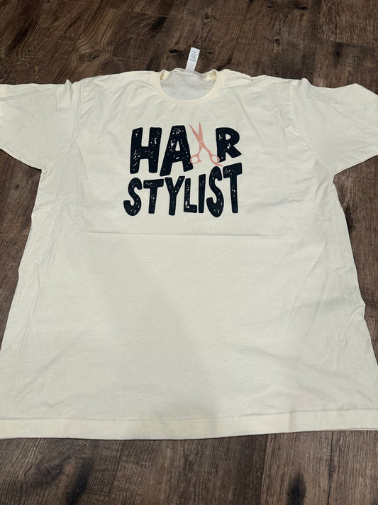 XL hair stylist tee