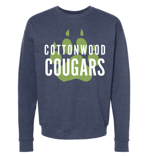 Pawprint Denim ADULT sweatshirt