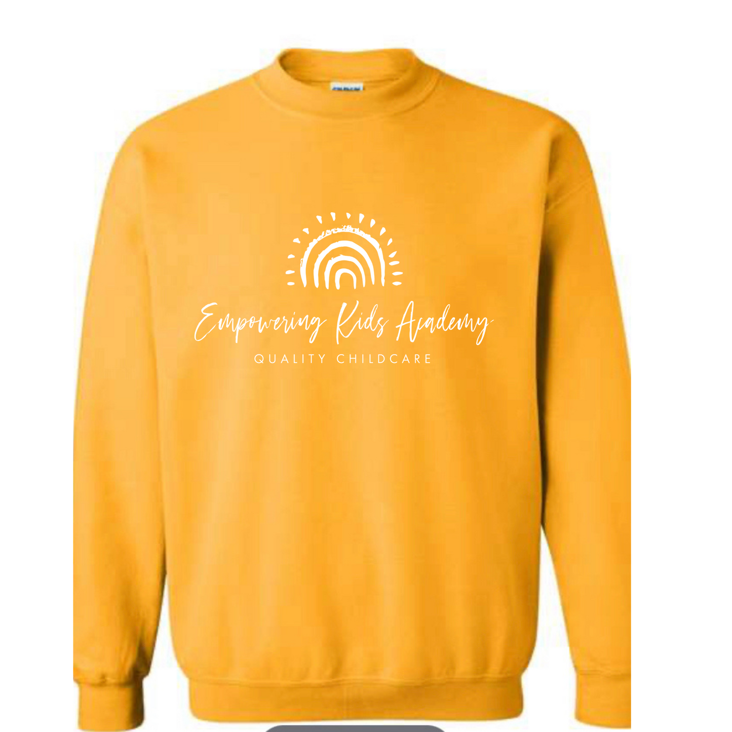 EKA logo Yellow Crewneck Sweatshirt