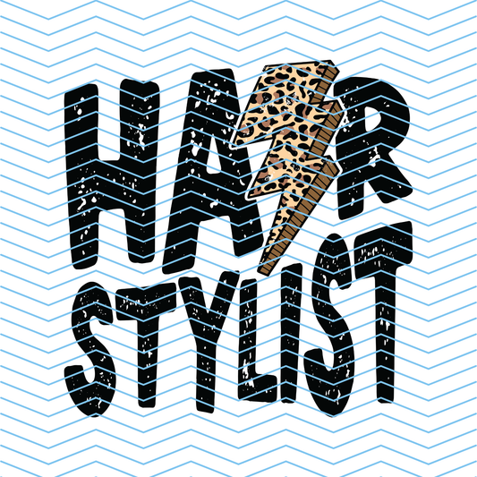 Hair Stylist DTF Print
