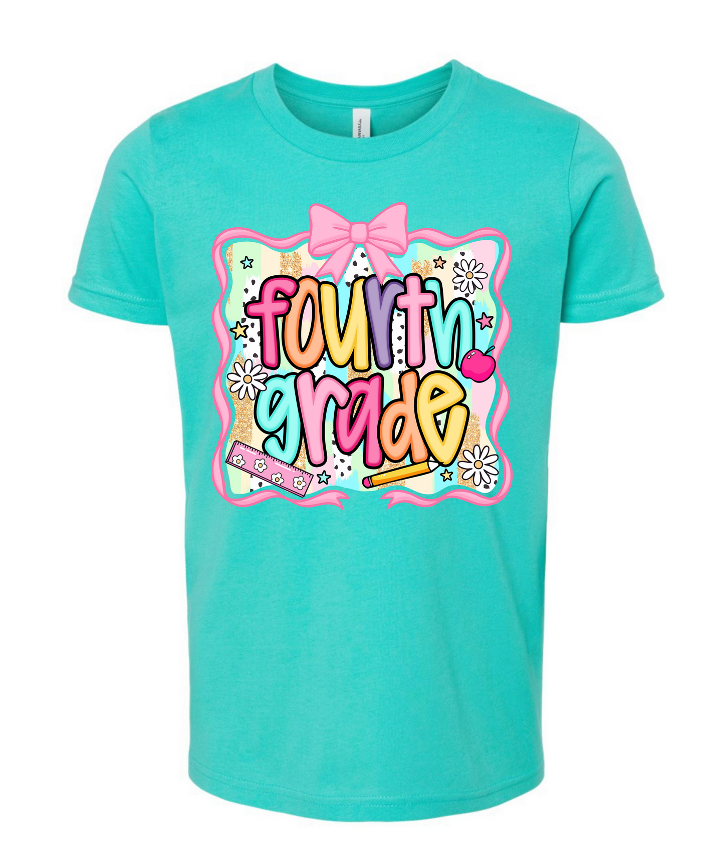 KG- 6th grade Pink Girly Tee