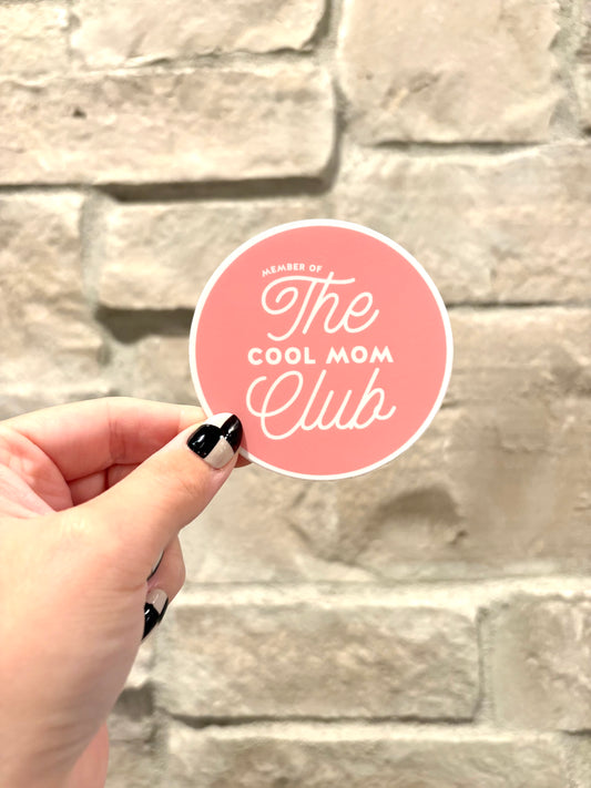 Cool Mom Club Sticker