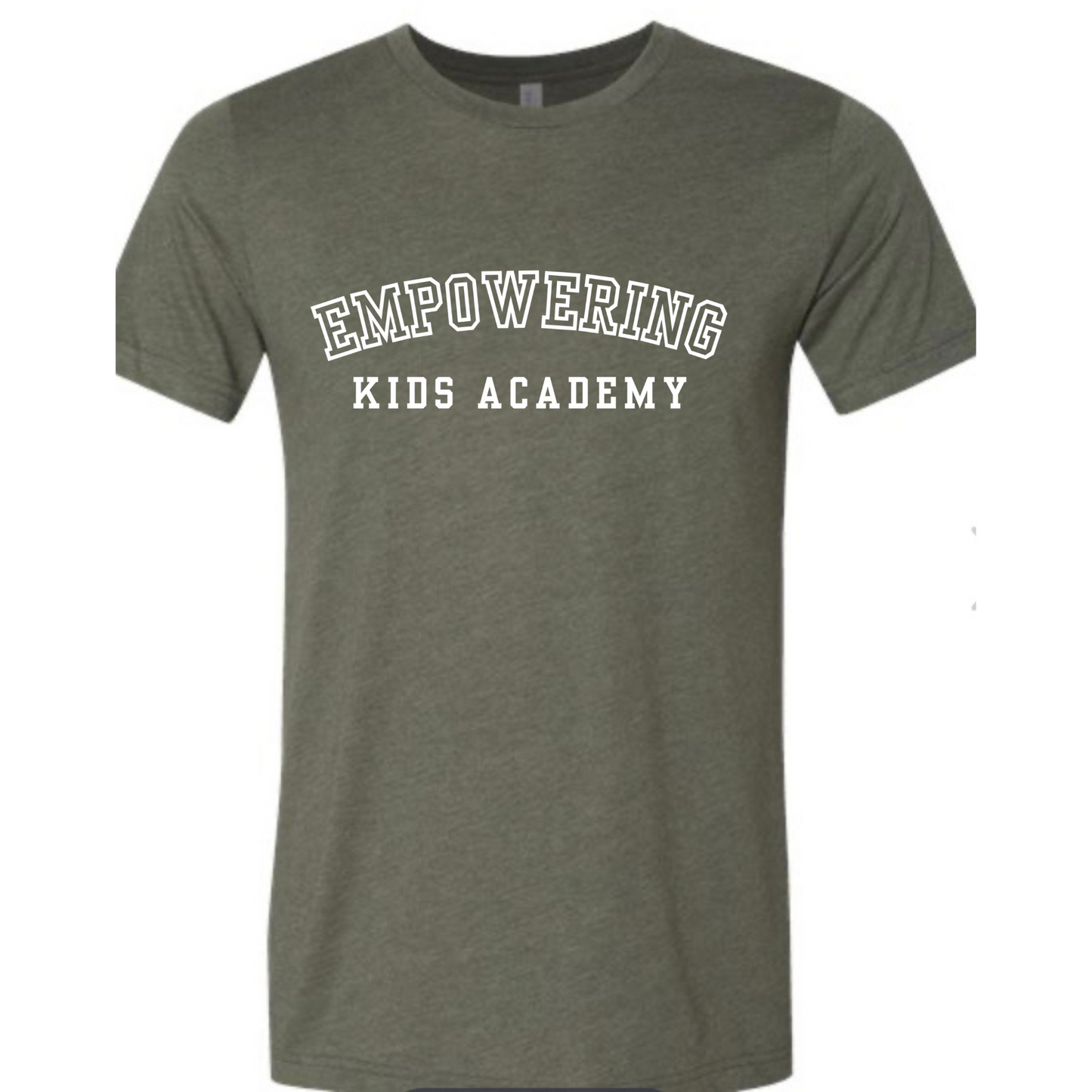 Arched Empowering Bella Canvas Green Tee