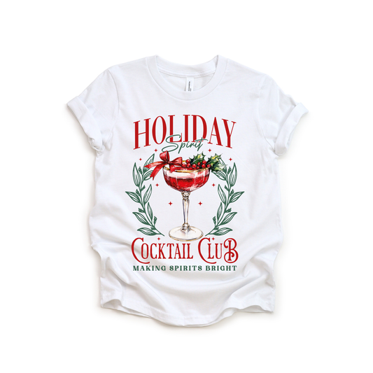 Holiday Cocktail Club Tee