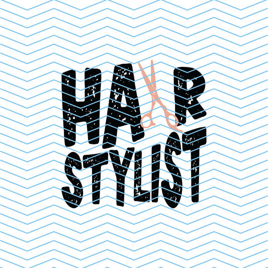 Hair Stylist DTF Print
