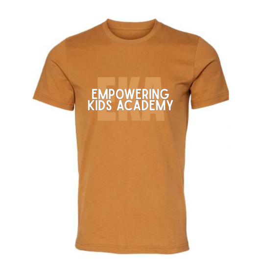 EKA 2 line Bella Canvas Orange Tee