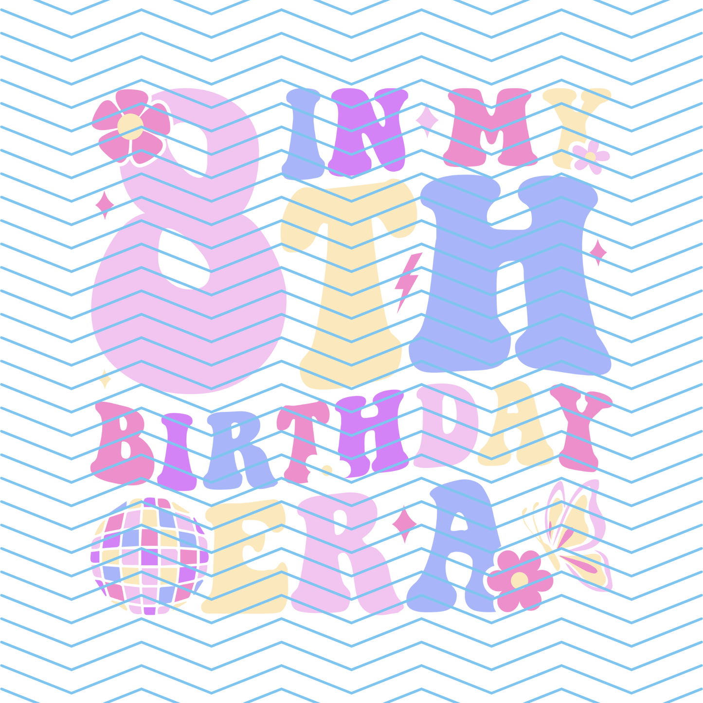 8th birthday era DTF Print