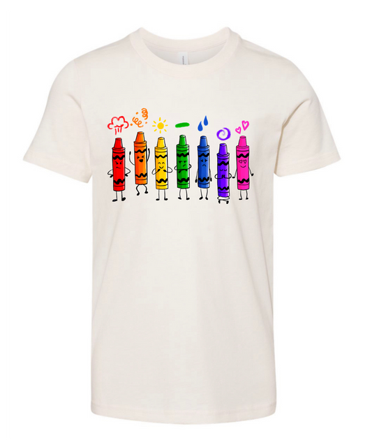 Crayons Natural Tee