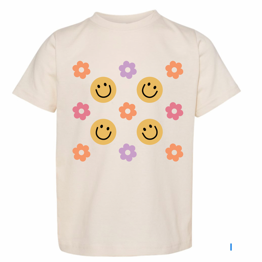 Flowers & Smileys Tee