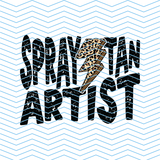 Spray Tan Artist DTF Print