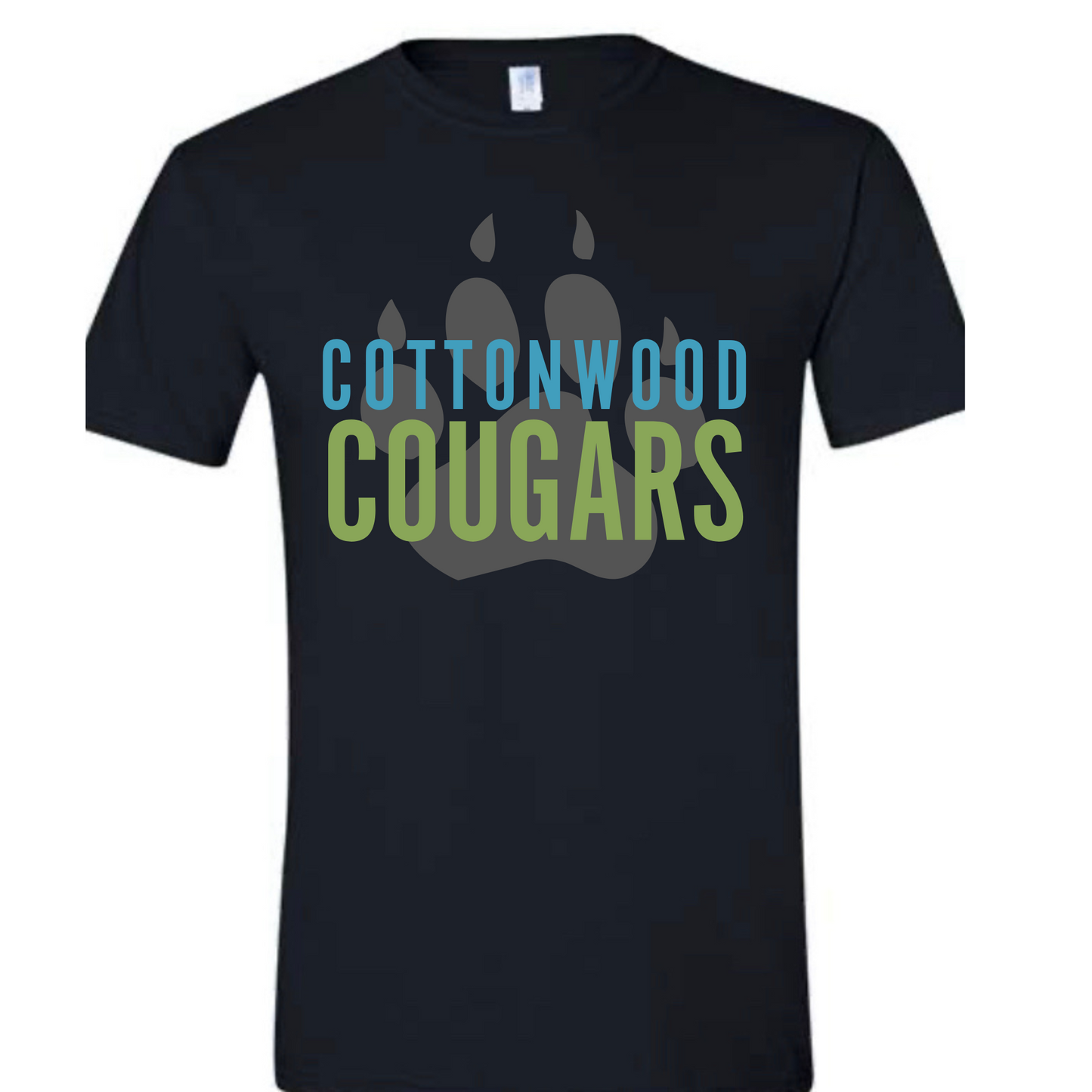 Pawprint Black ADULT Tee