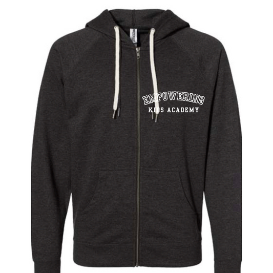 INDEPENDENT TRADING BLACK FULL ZIP HOODIE