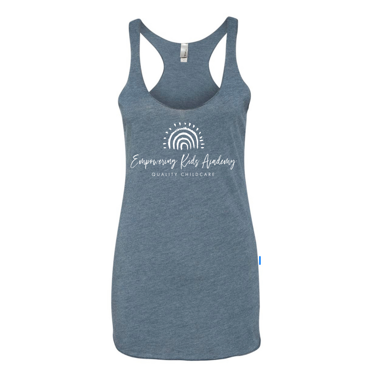 EKA logo slate Flowy Bella + Canvas Tank